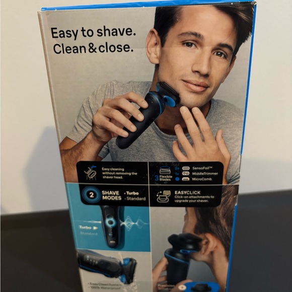 NIB Mens Braun Electric Shaver Series 5 5118s, Waterproof, Wet & Dry Shave - Picture 2 of 3
